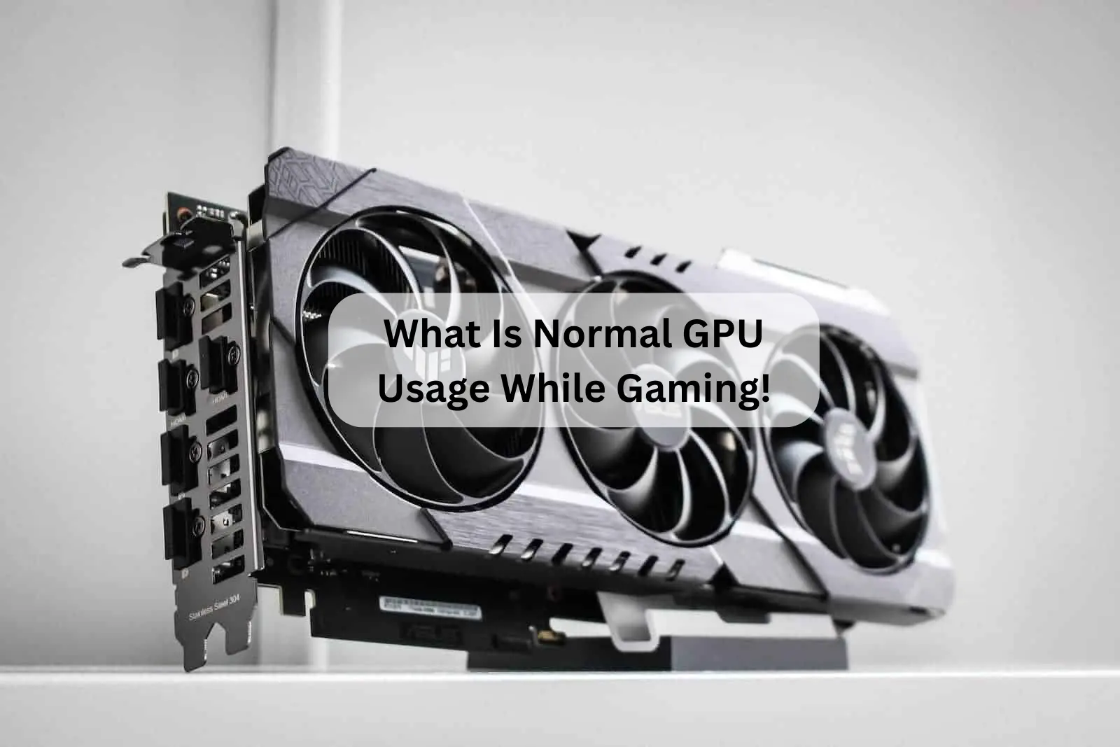 what is normal gpu usage while gaming