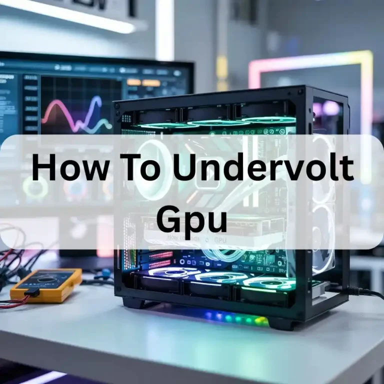 How To Undervolt Gpu