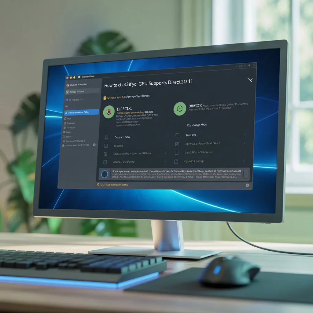How to Check If Your GPU Supports Direct3D 11