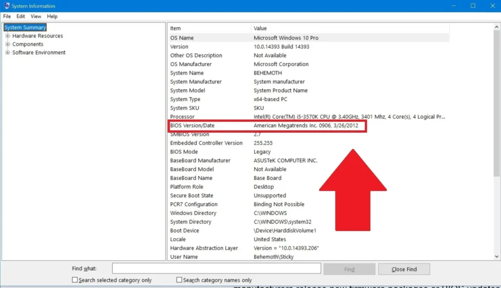 Wrong BIOS Settings or Update Needed