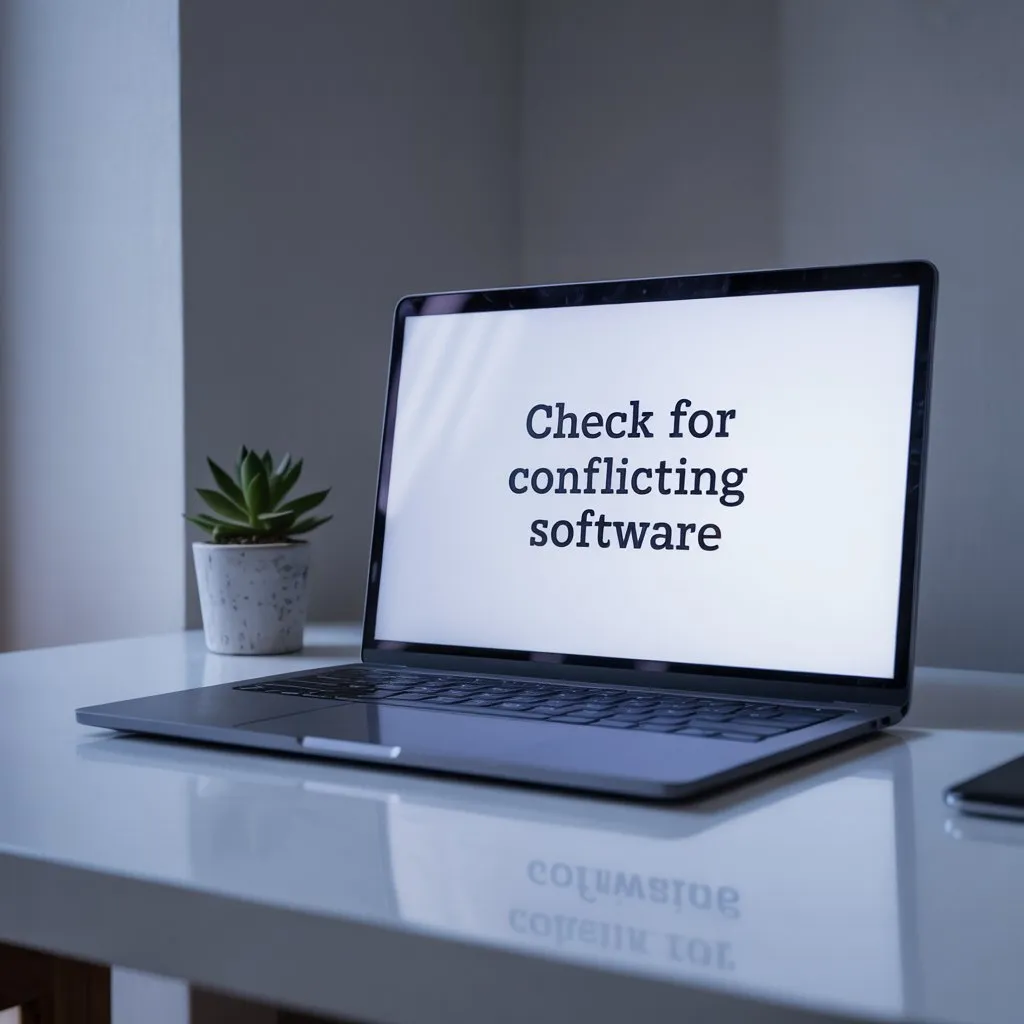 Check for Conflicting Software