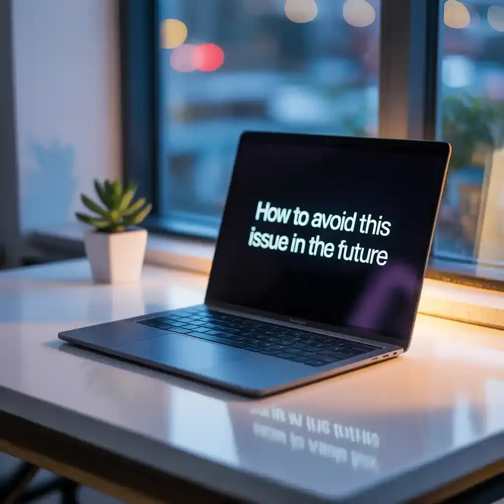 How to Avoid This Issue in the Future