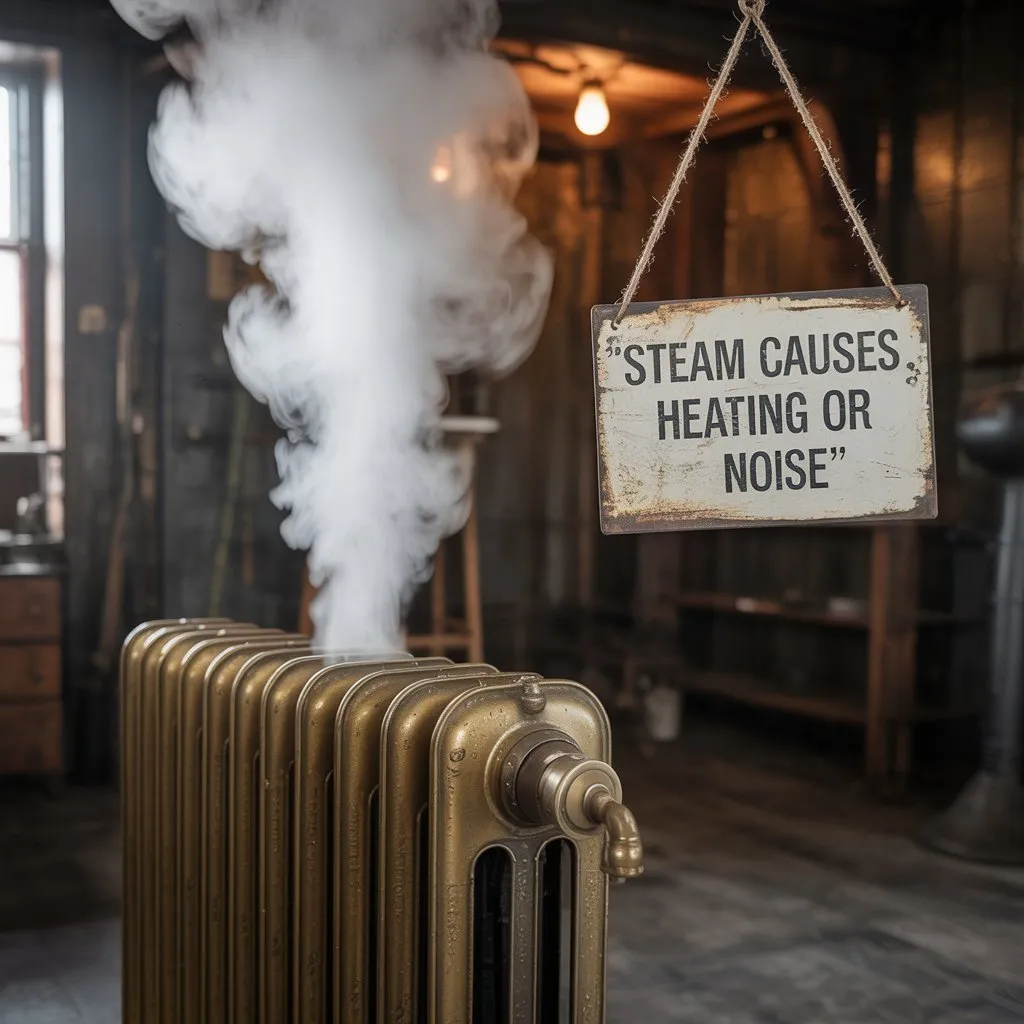 Steam Causes Heating or Noise