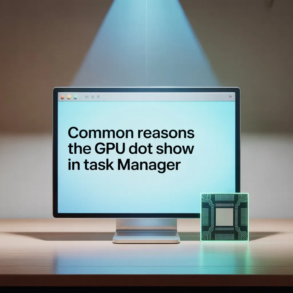 Common Reasons the GPU Does Not Show in Task Manager