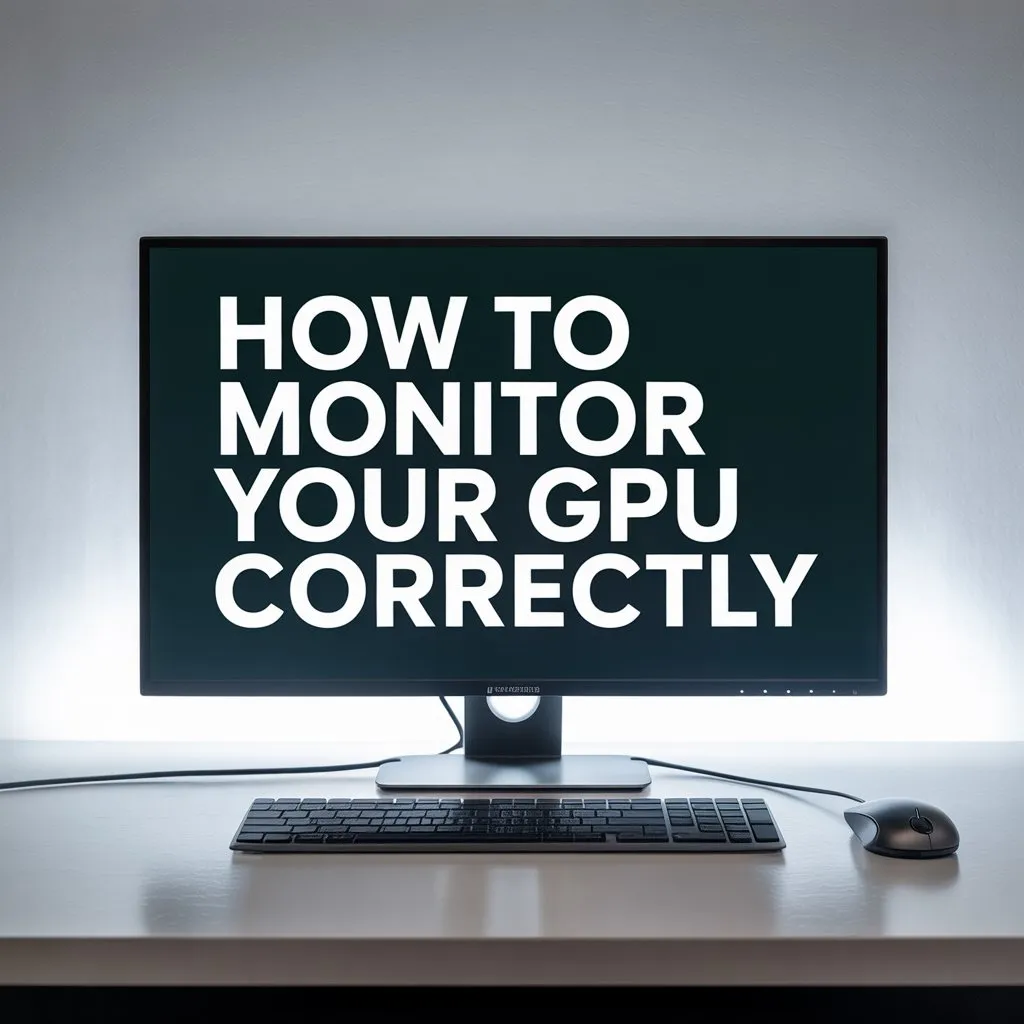 How to Monitor Your GPU Correctly