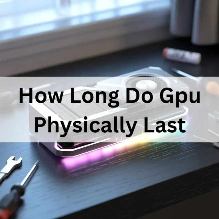 How Long Do Gpu Physically Last
